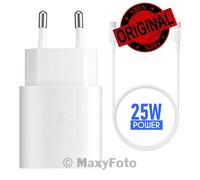 SAMSUNG CARICABATTERIE ORIGINAL USBC 25W EP-TA800 FAST CHARGING CAVO WHT 78BC2AA