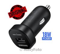 SAMSUNG CARICABATTERIE ORIGINALE AUTO FAST CHARGING EP-LN930 USB BLACK 794668A