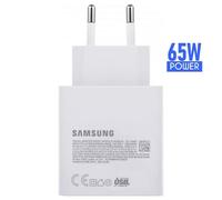 SAMSUNG CARICABATTERIE ORIGINALE USBC 65W EP-TA865 SUPER FAST CHARGE WHT 791202A