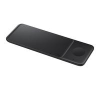 SAMSUNG - Caricabatterie Trio Wireless EP-P6300TBEGEU Charger Pad USB Tipo-C Wireless Fast Charging per Samsung Galaxy / Apple iPhone / Galaxy Buds /