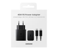 Samsung Caricatore 45w e p-t4511 fc2 Usb-c + Cavo 1m Usb-c black