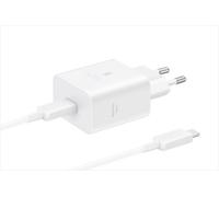 Samsung Caricabatteria Super Fast Charging 45W (con cavo) USB-C to USB-C, caricabatterie originale EP-T4511XW 45W, Bianco