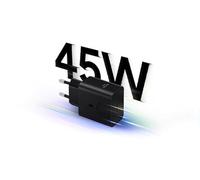 Samsung Caricatore USB C, adattatore CA 45W Ultra Rapido, Adattatore USB C a USB, Caricatore Samsung Ricarica Rapida, Samsung Caricabatterie Originale, Senza Cavo, Nero
