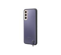 Samsung Galaxy S21 Semi-Rigido Morbido Touch Silicone Back Cover Nero Originale