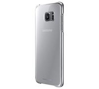 Samsung Clear View Cover per Galaxy S7 Edge, Trasparente/Argento