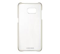 Samsung Clear View Cover per Galaxy S7 Edge, trasparente con angoli metallici