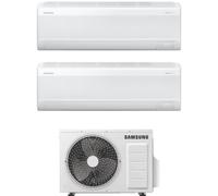 Samsung Climatizzatore Dual split 9000+12000 btu Inverter Condizionatore con Pompa di Calore Gas R32 WIFI Unità Interna + Unità Esterna) ...