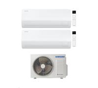 Samsung Climatizzatore Dual Split Cebu S2 7+7 con AJ040TXJ2KG/EU Inverter Wi-Fi Classe A+++