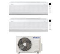 Samsung Climatizzatore Dual Split Windfree Avant S2 7+18 BTU con AJ050TXJ2KG/EU Inverter R-32 Wi-Fi