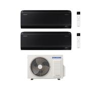 Samsung Climatizzatore Dual Split Windfree Black 7+9 BTU con AJ040TXJ2KG/EU Inverter R-32 Wi-Fi Classe A+++