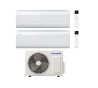 Samsung Climatizzatore Dual Split Windfree Elite S2 7+7 BTU con AJ068TXJ3KG/EU Inverter R-32 Wi-Fi