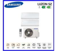 SAMSUNG CLIMATIZZATORE LUZON S2 DUAL 5KW 9000+12000 BTU AUTOCLEAN 9+12 R32