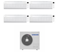 Samsung Climatizzatore Quadri Split Windfree Avant S2 9+9+9+12 BTU con AJ080TXJ4KG/EU Inverter R-32 Wi-Fi Classe A++