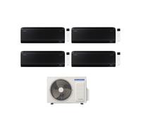Samsung Climatizzatore Quadri Split Windfree Black 7+9+9+9 BTU con AJ100TXJ5KG/EU Inverter R-32 Wi-Fi Classe A++