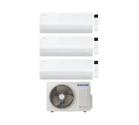 Samsung Climatizzatore Trial Split Cebu S2 9+12+12 con AJ080TXJ4KG/EU Inverter Wi-Fi