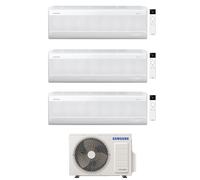 Samsung Climatizzatore Trial Split Windfree Avant S2 7+7+12 BTU con AJ080TXJ4KG/EU Inverter R-32 Wi-Fi Classe A++