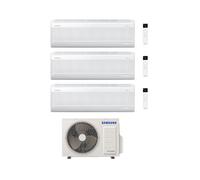 Samsung Climatizzatore Trial Split Windfree Elite S2 7+7+12 BTU con AJ052TXJ3KG/EU Inverter R-32 Wi-Fi