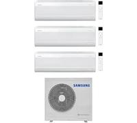 Samsung Condizionatore Trialsplit Windfree Avant S2 9000+12000+12000 Btu 6.8kw Inverter Wifi Codice Prod: Ar70f09c1awneu Aj068txj3kg/