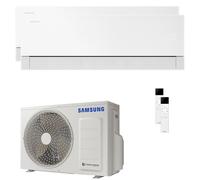 Samsung Condizionatore WindFree Première Plus dual split 7000+12000 BTU inverter wifi unità esterna 4 kW Soapstone Charcoal