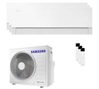 Samsung Condizionatore WindFree Première Plus trial split 12000+12000+12000 BTU inverter wifi unità esterna 6.8 kW Soapstone Charcoal