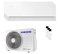 Samsung Condizionatore WindFree Première Plus trial split 7000+7000+9000 BTU inverter wifi unità esterna 5.2 kW Soapstone Charcoal