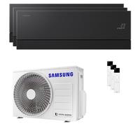 Samsung Condizionatore WindFree Première trial split 7000+7000+9000 BTU inverter wifi unità esterna 5.2 kW Soapstone Charcoal