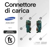 SAMSUNG CONNETTORE RICARICA A04S A047 ORIGINALE SERVICE MICROFONO TYPE C DI CARI