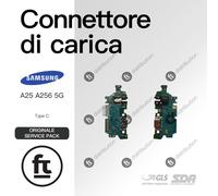 SAMSUNG CONNETTORE RICARICA A25 5G A256 ORIGINALE SERVICE MICROFONO DOCK RICARIC