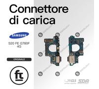 SAMSUNG CONNETTORE RICARICA S20 FE 4G G780F ORIGINALE MICROFONO DOCK CARICA TYPE