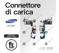 SAMSUNG CONNETTORE RICARICA S9 G960 ORIGINALE SERVICE MICROFONO DOCK CARICA