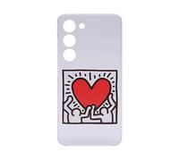 SAMSUNG CUS S23 HEART HARING COVER per Galaxy S23, Multicolore