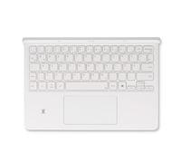 Samsung Custodia a libro EF-DX725 per Galaxy Tab S9 | Tab S9 FE con tastiera QWERTZ e tasto AI, custodia per tablet in due pezzi, design sottile, scomparto per penna S, bianco