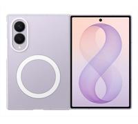 Samsung Clear Magnet Case cover magnetica trasparente con tecnologia Magnetic Power Profile per Galaxy Z Fold8, 2 pellicole schermo anteriore incluse