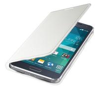 SAMSUNG CUSTODIA ORIGINALE BOOK COVER FLIP CASE PELLE GALAXY ALPHA G850 BIANCA