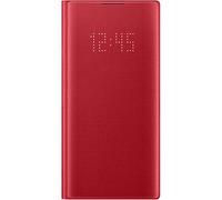 Custodia Galaxy Note 10 LED View Cover Original Samsung + portacarte - Rossa