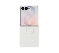 Samsung Galaxy Z Flip8 Silicone Ring Magnet Case, Cream