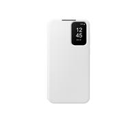 Samsung Smart View Wallet Cover custodia a portafoglio con finestra di visione notifiche per Galaxy A55 5G, Bianco