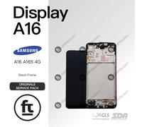 SAMSUNG DISPLAY A16 4G A165 SERVICE PACK FRAME TOUCH SCREEN SCHERMO