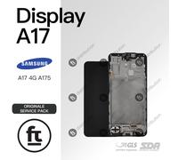 SAMSUNG DISPLAY A17 4G A175 SERVICE PACK FRAME TOUCH SCREEN SCHERMO