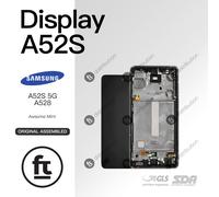 SAMSUNG DISPLAY A52S 5G A528 ORIGINALE ASSEMBLED AWESOME MINT TOUCH SCREEN SCHER