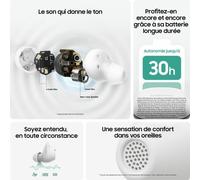 SAMSUNG ECOUTEURS GALAXY BUDS FE COLORIS BLANC / SM-R400NZWAXEF