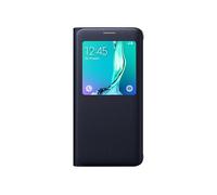 Samsung EF-CG928PBEG S-View Custodia per Galaxy S6 Edge Plus SM-G928F, Nero/Blu