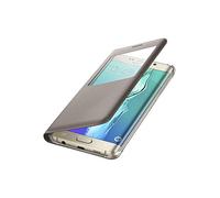 Samsung EF-CG928PFEG S-View Custodia per Galaxy S6 Edge Plus, Oro
