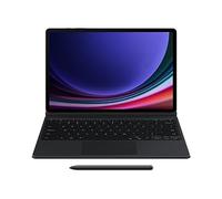SAMSUNG EF-DX815 - Custodia protettiva per Galaxy Tab S9+, tastiera QWERTZ, tasti funzione, connettore POGO, touchpad, scomparto S Pen e controllo gestuale, colore: Nero