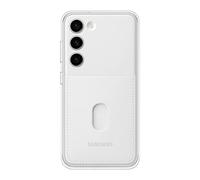 Samsung EF-MS911CWEGUS, custodia protettiva per Galaxy S23, con 2 piastre nere intercambiabili, tra cui trasparente e porta carte, versione USA, EF-MS911CWEGUS, bianco