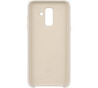 SAMSUNG EF pa605 Dual Layer Cover per Galaxy A6 Plus Gold