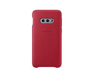 Samsung EF-VG970LREGWW Custodia in Pelle per S10 E, Rosso