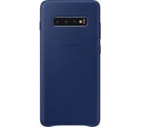 SAMSUNG EF-VG975LN - Custodia in pelle blu navy G S10+