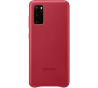 SAMSUNG EF-VG980LR - Custodia in pelle GALAXY S20 rosso bordeaux