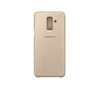 Samsung EF wa605 Portafoglio Cover per Galaxy A6 Plus Gold